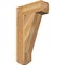 Ekena Millwork Traditional Craftsman Rough Sawn Bracket, Western Red Cedar, 6"W x 20"D x 32"H BKT06X20X32TRA04RWR - alternate 1